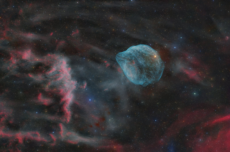 SH2 308 – astrophotographie HOO-RGB – Obstech El Sauce (Chili) – par Alexandre Itic
